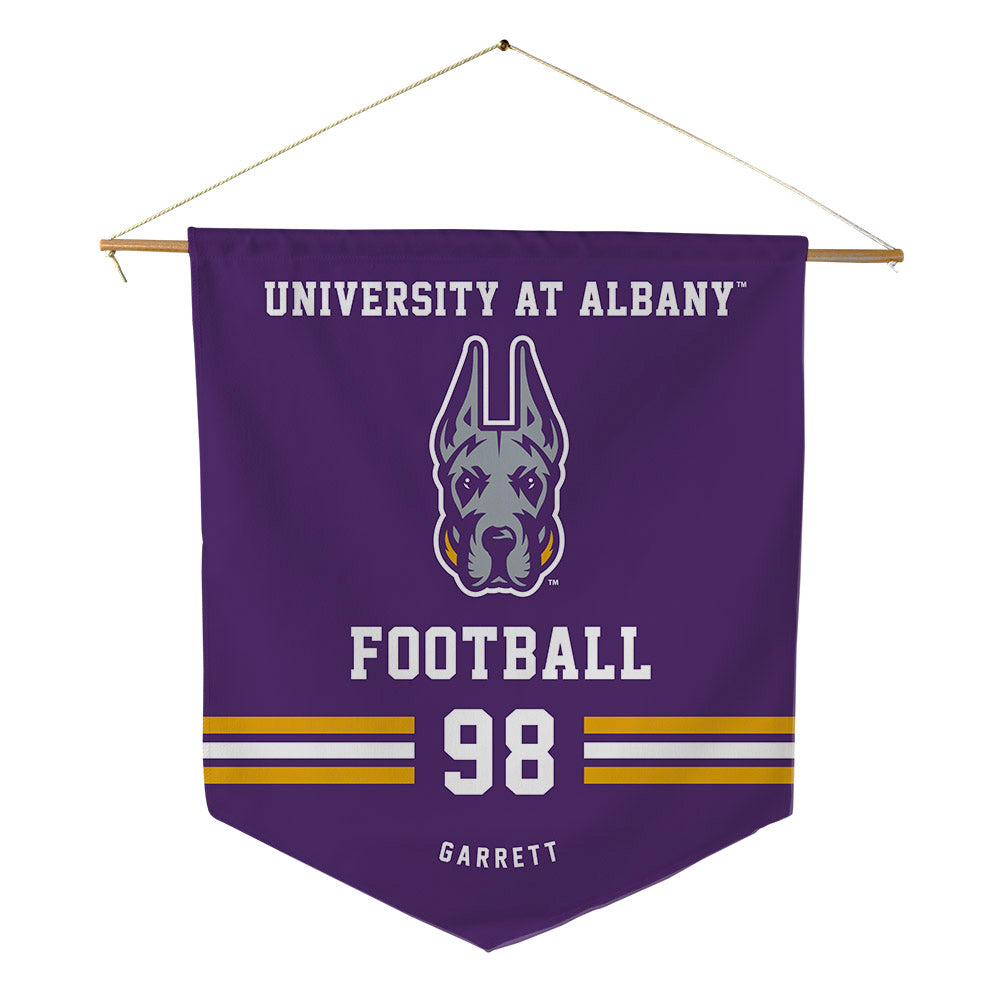 Albany - NCAA Football : Marques Garrett - Pennant - 18" x 21"-0