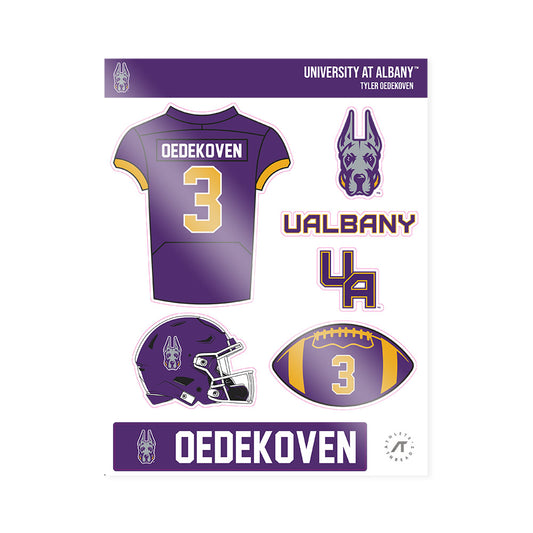 Albany - NCAA Football : Tyler Oedekoven - Sticker Sheet-0