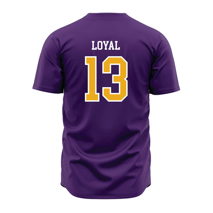 Albany - NCAA Baseball : Cooper Loyal - Purple Jersey-1