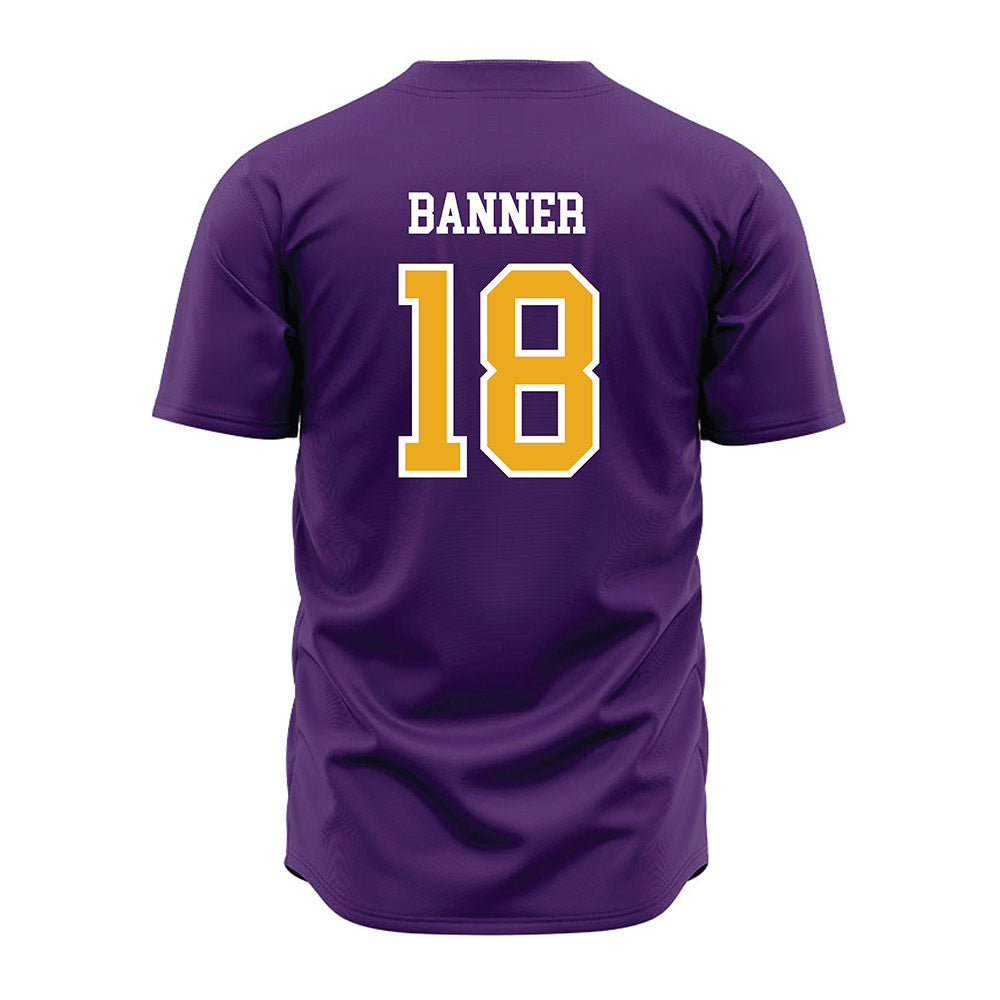 Albany - NCAA Baseball : Dylan banner - Purple Jersey-1