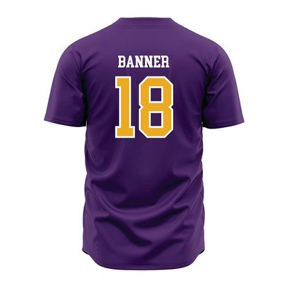 Albany - NCAA Baseball : Dylan banner - Purple Jersey-1