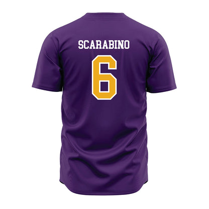 Albany - NCAA Baseball : Anthony Scarabino - Purple Jersey-1