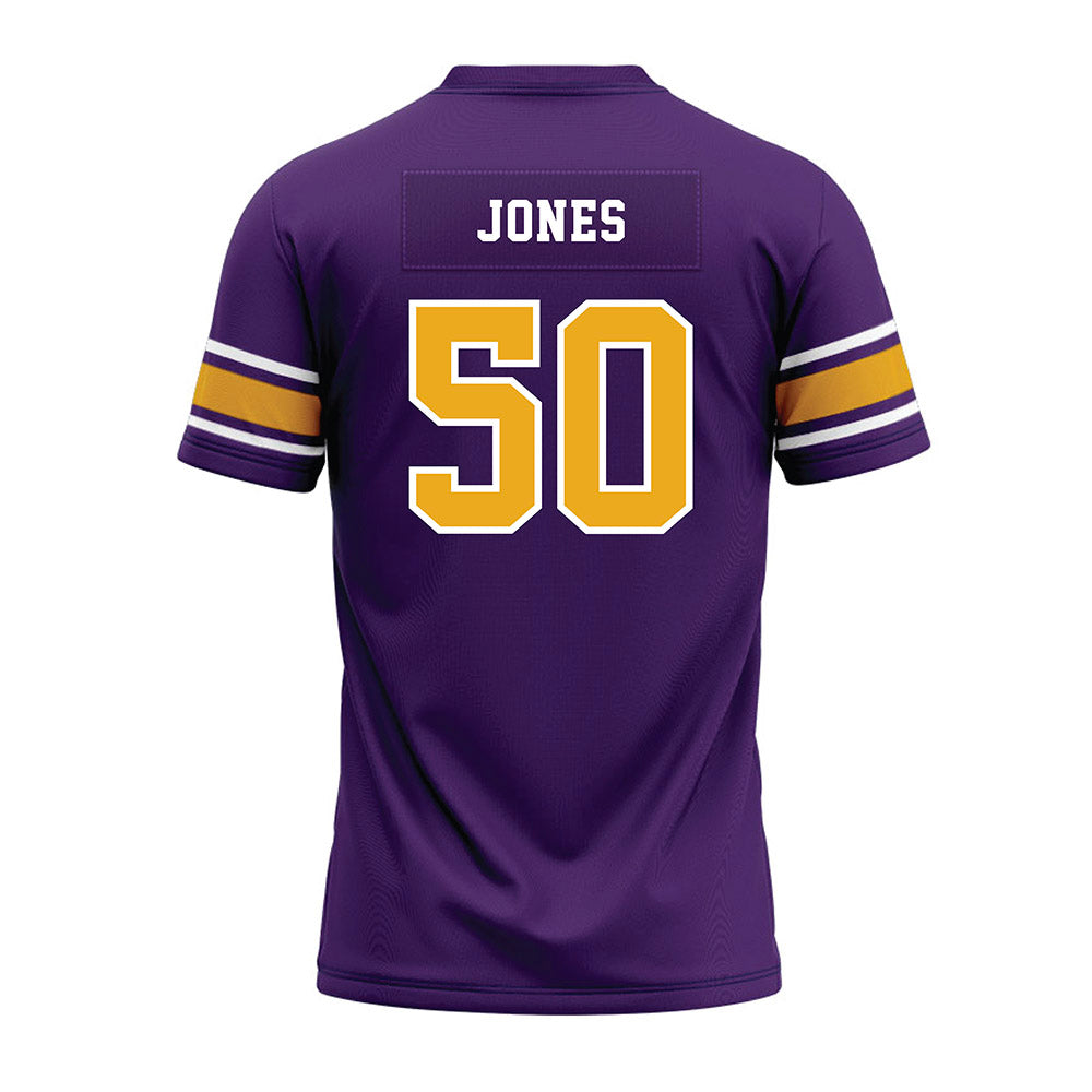 Albany - NCAA Football : Jacob Jones - Purple Premium Football Jersey-1