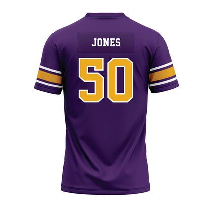Albany - NCAA Football : Jacob Jones - Purple Premium Football Jersey-1