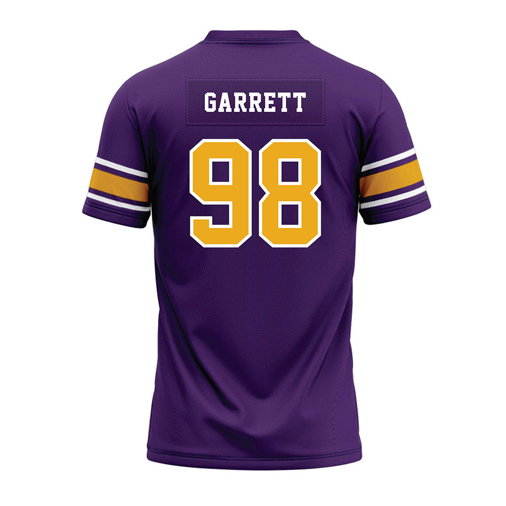 Albany - NCAA Football : Marques Garrett - Purple Premium Football Jersey-1