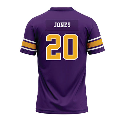 Albany - NCAA Football : Donald Jones - Purple Premium Football Jersey-1