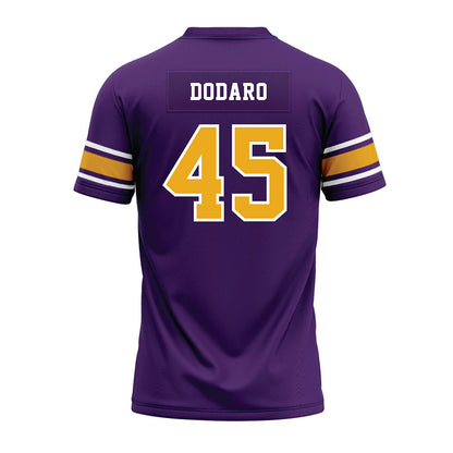 Albany - NCAA Football : John Dodaro - Purple Premium Football Jersey-1