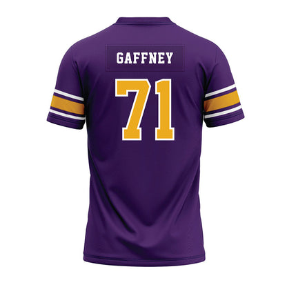 Albany - NCAA Football : Josh Gaffney - Purple Premium Football Jersey-1