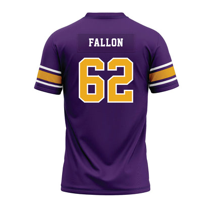 Albany - NCAA Football : Sam Fallon - Purple Premium Football Jersey-1