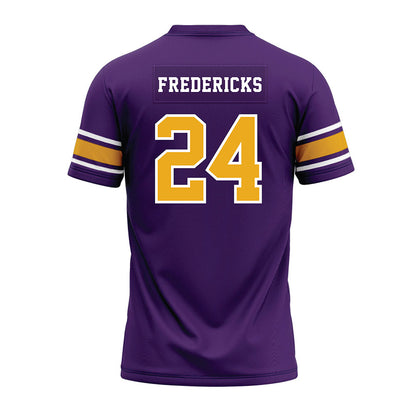Albany - NCAA Football : Shamir Fredericks - Purple Premium Football Jersey-1