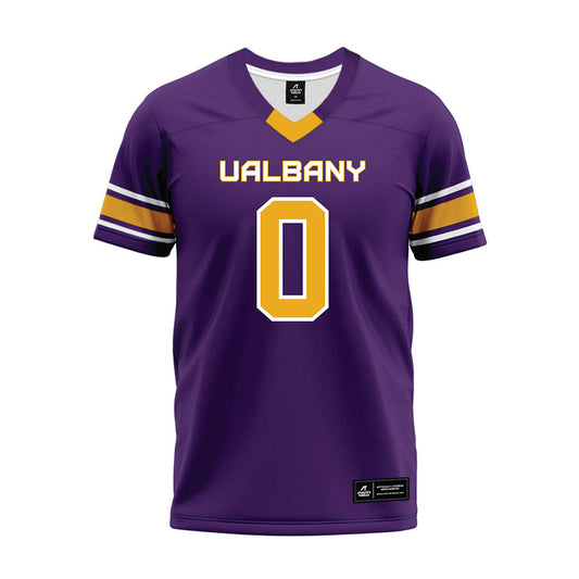 Albany - NCAA Football : Jojo Uga - Purple Premium Football Jersey-0