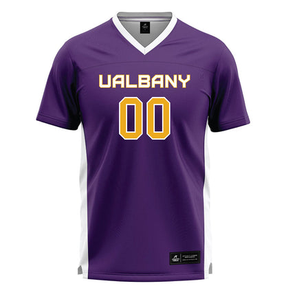 Albany - NCAA Men's Lacrosse : Carter Loughman - Purple Lacrosse Jersey -0