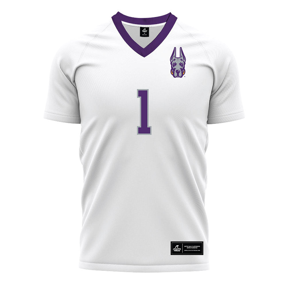 Albany - NCAA Men's Soccer : Kodai Tsuzuki - White Soccer Jersey-0