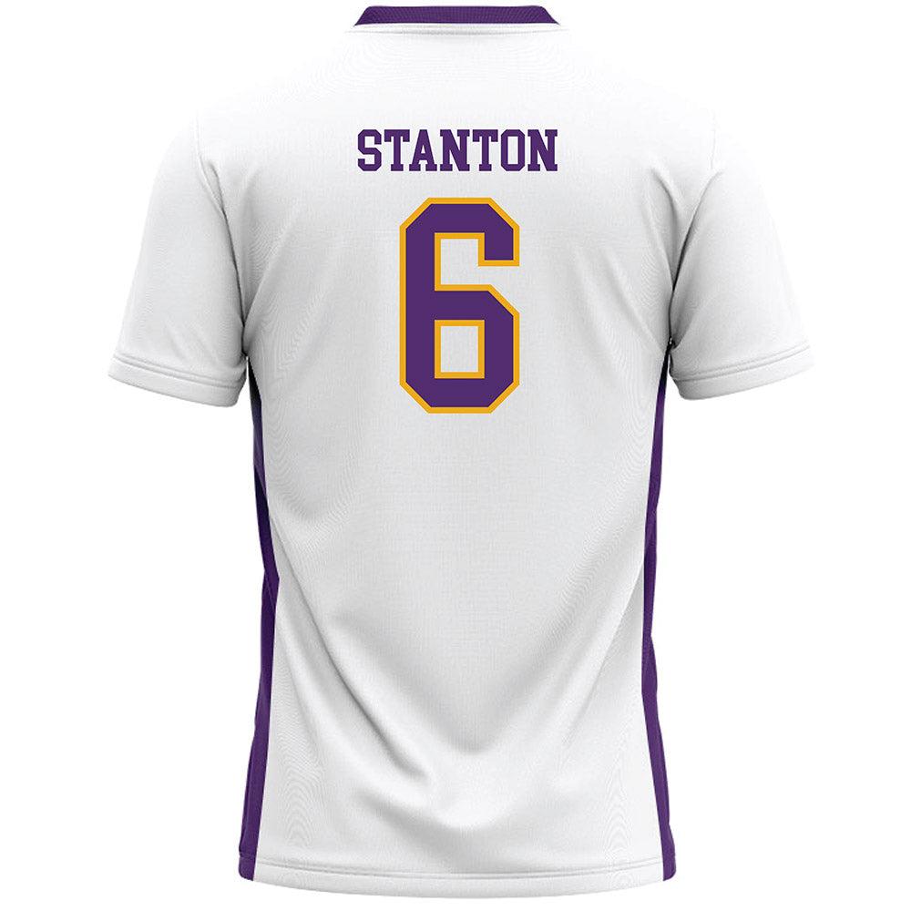 Albany - NCAA Women's Lacrosse : Mara Stanton - White Lacrosse Jersey -1