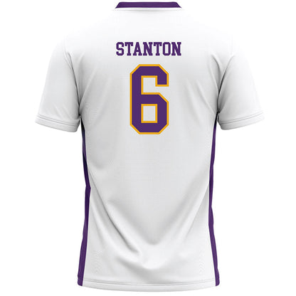 Albany - NCAA Women's Lacrosse : Mara Stanton - White Lacrosse Jersey -1