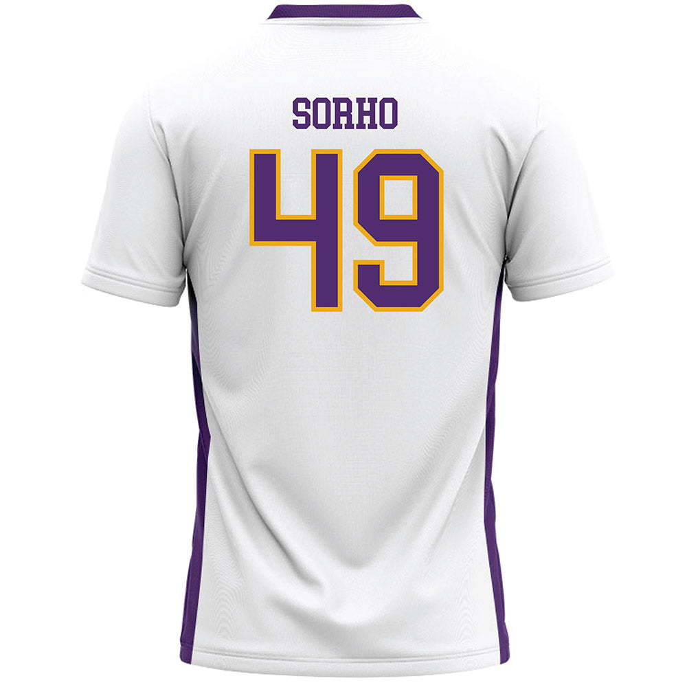 Albany - NCAA Women's Lacrosse : Zarreen Sorho - White Lacrosse Jersey -1