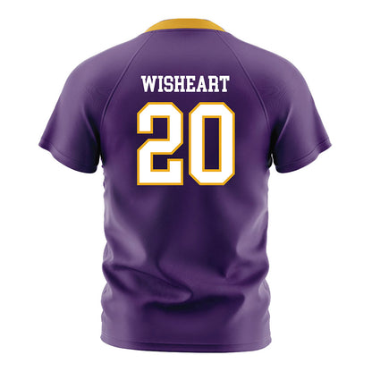 Albany - NCAA Women's Soccer : Madison Wisheart - Purple Soccer Jersey-1