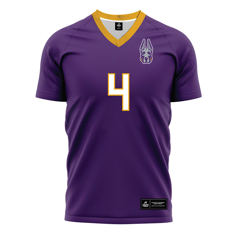 Albany - NCAA Women's Soccer : Julia DiRaddo - Purple Soccer Jersey-0