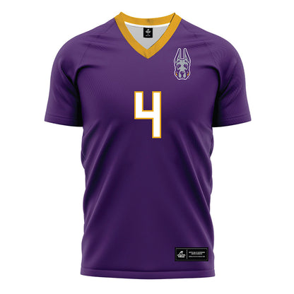Albany - NCAA Women's Soccer : Julia DiRaddo - Purple Soccer Jersey-0
