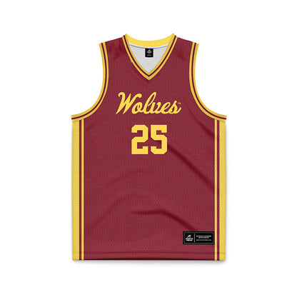 NSU - NCAA Men's Basketball : Parker Lemer - Maroon Basketball Jersey-0