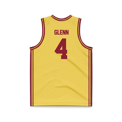 NSU - NCAA Men's Basketball : James Glenn - Gold Basketball Jersey-1