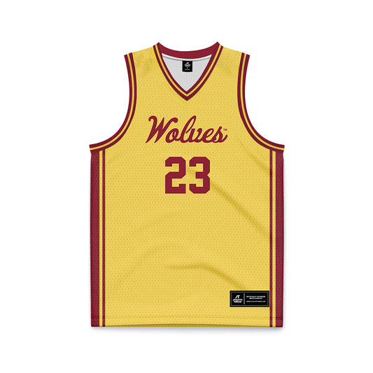 NSU - NCAA Men's Basketball : Devon Brooke - Gold Basketball Jersey-0