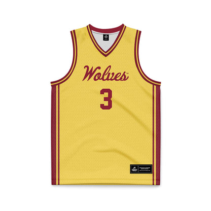 NSU - NCAA Men's Basketball : Brendan Phillips - Gold Basketball Jersey-0