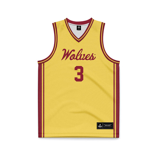 NSU - NCAA Men's Basketball : Brendan Phillips - Gold Basketball Jersey-0