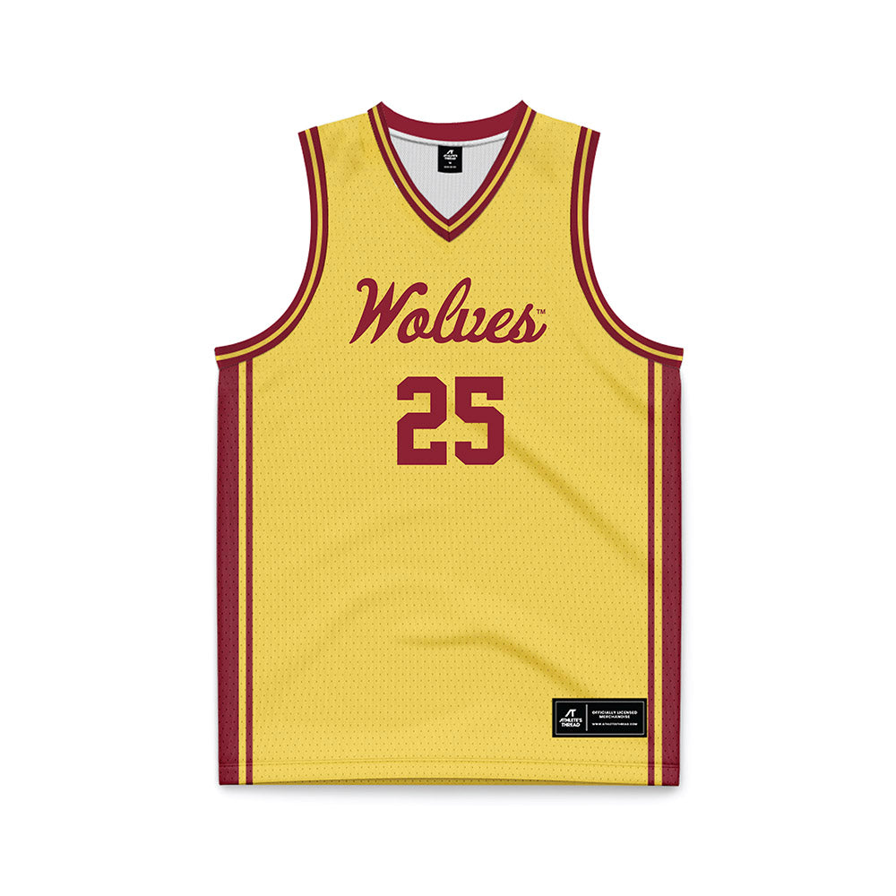 NSU - NCAA Men's Basketball : Parker Lemer - Gold Basketball Jersey-0