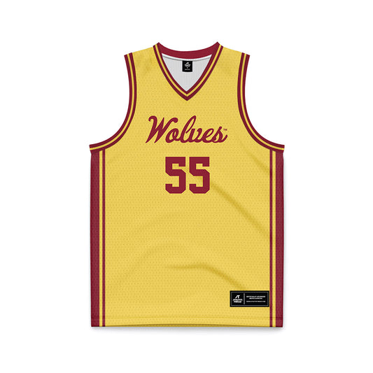 NSU - NCAA Men's Basketball : Tobi Obiora - Gold Basketball Jersey-0