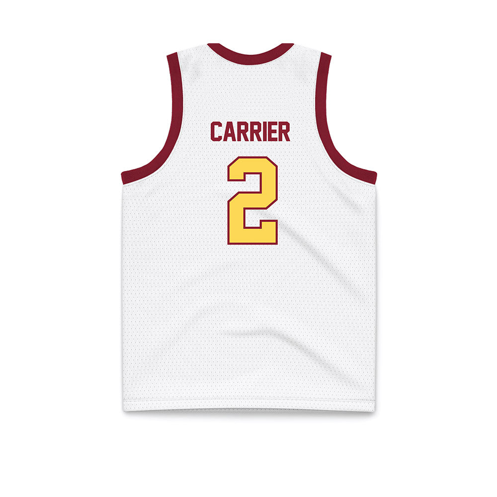 NSU - NCAA Women's Basketball : Makenzie Carrier - White Basketball Jersey-1