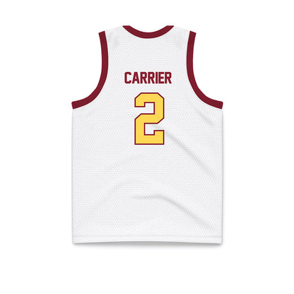 NSU - NCAA Women's Basketball : Makenzie Carrier - White Basketball Jersey-1