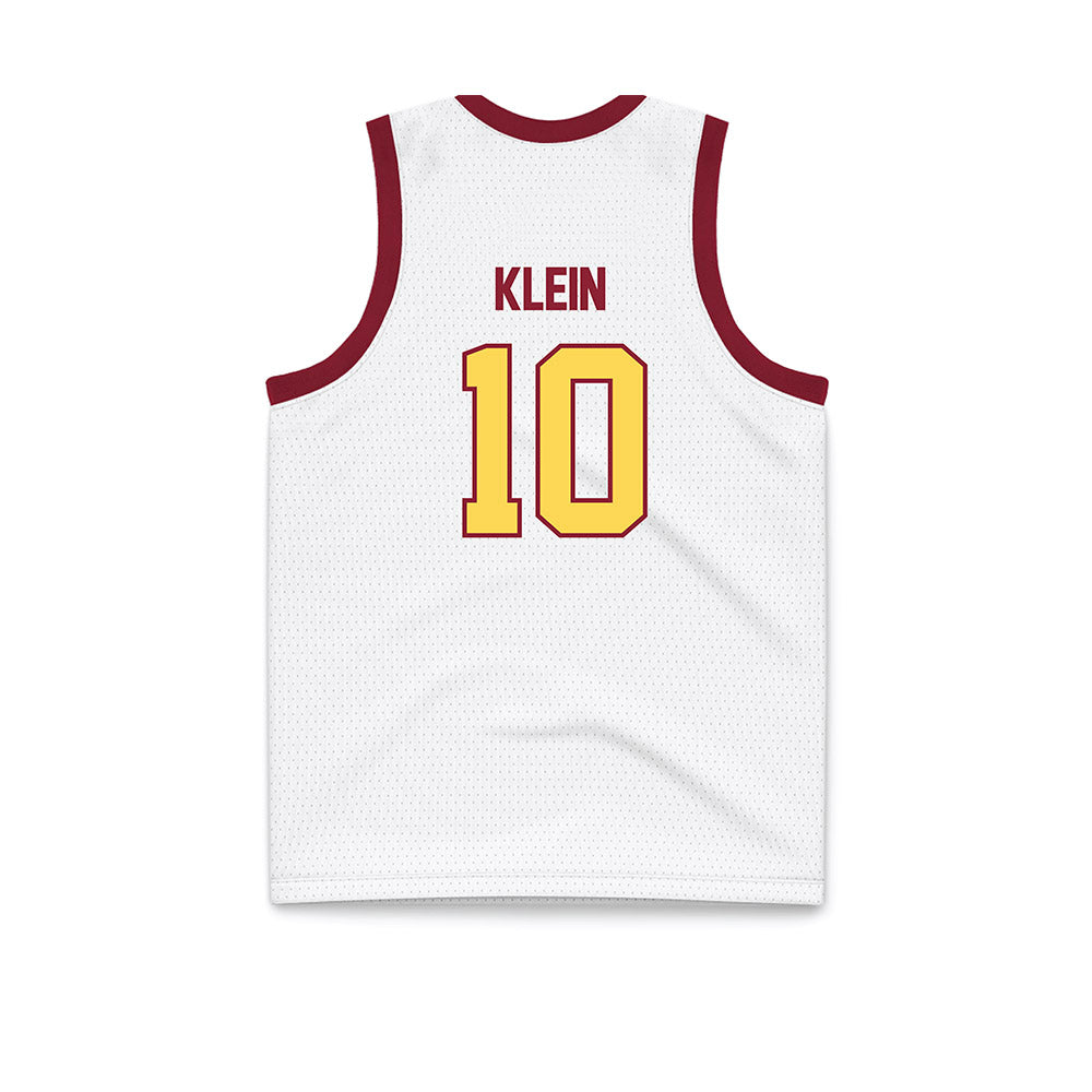 NSU - NCAA Women's Basketball : Lily Klein - White Basketball Jersey-1