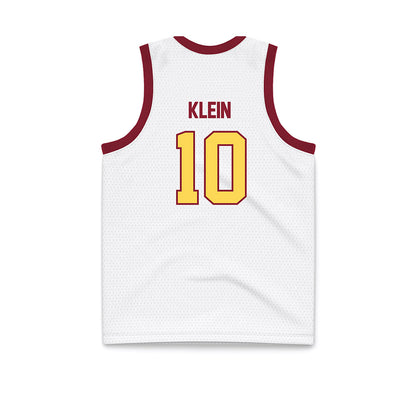 NSU - NCAA Women's Basketball : Lily Klein - White Basketball Jersey-1