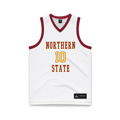 NSU - NCAA Women's Basketball : Lily Klein - White Basketball Jersey-0