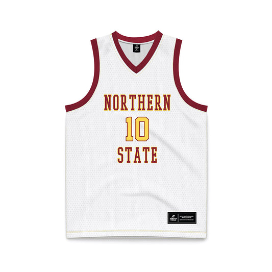 NSU - NCAA Women's Basketball : Lily Klein - White Basketball Jersey-0