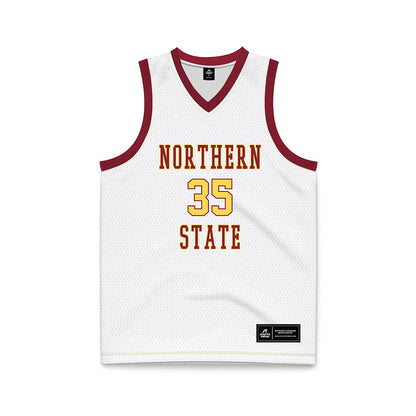 NSU - NCAA Women's Basketball : Telia Graham - White Basketball Jersey-0