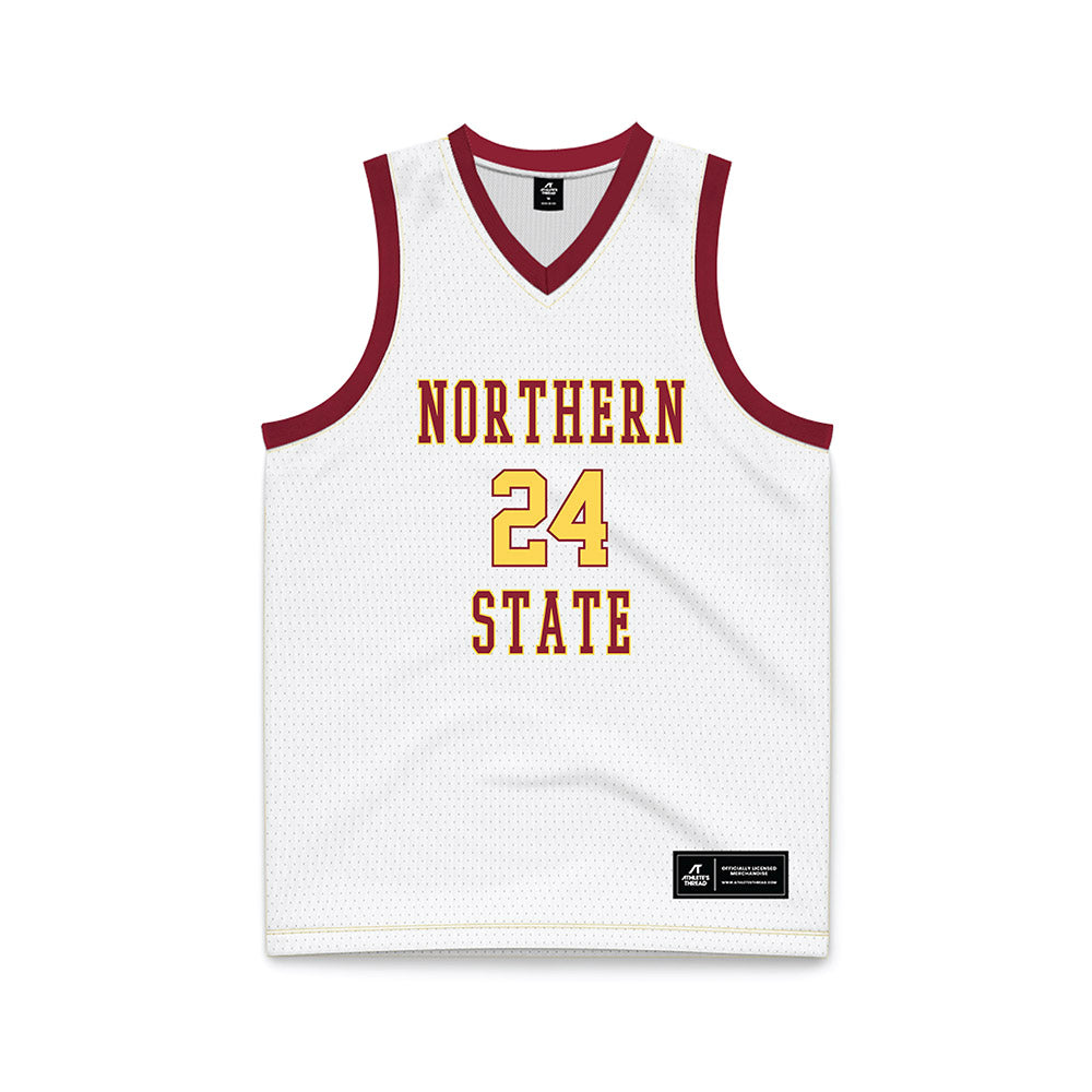 NSU - NCAA Women's Basketball : Carli Kuyper - White Basketball Jersey-0