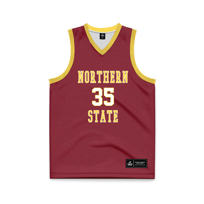 NSU - NCAA Women's Basketball : Telia Graham - Maroon Basketball Jersey-0