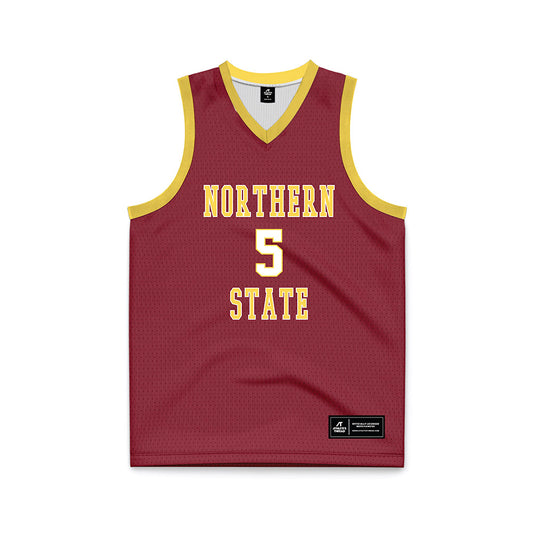 NSU - NCAA Women's Basketball : Kennedi Deckert - Maroon Basketball Jersey-0