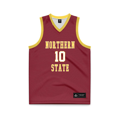 NSU - NCAA Women's Basketball : Lily Klein - Maroon Basketball Jersey-0