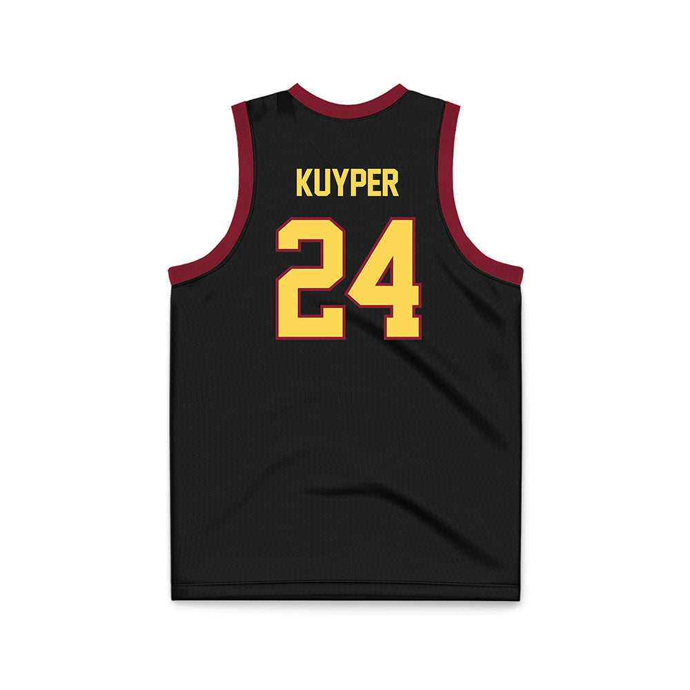 NSU - NCAA Women's Basketball : Carli Kuyper - Black Basketball Jersey-1