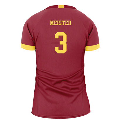NSU - NCAA Women's Volleyball : Abby Meister - Maroon Volleyball Jersey-1
