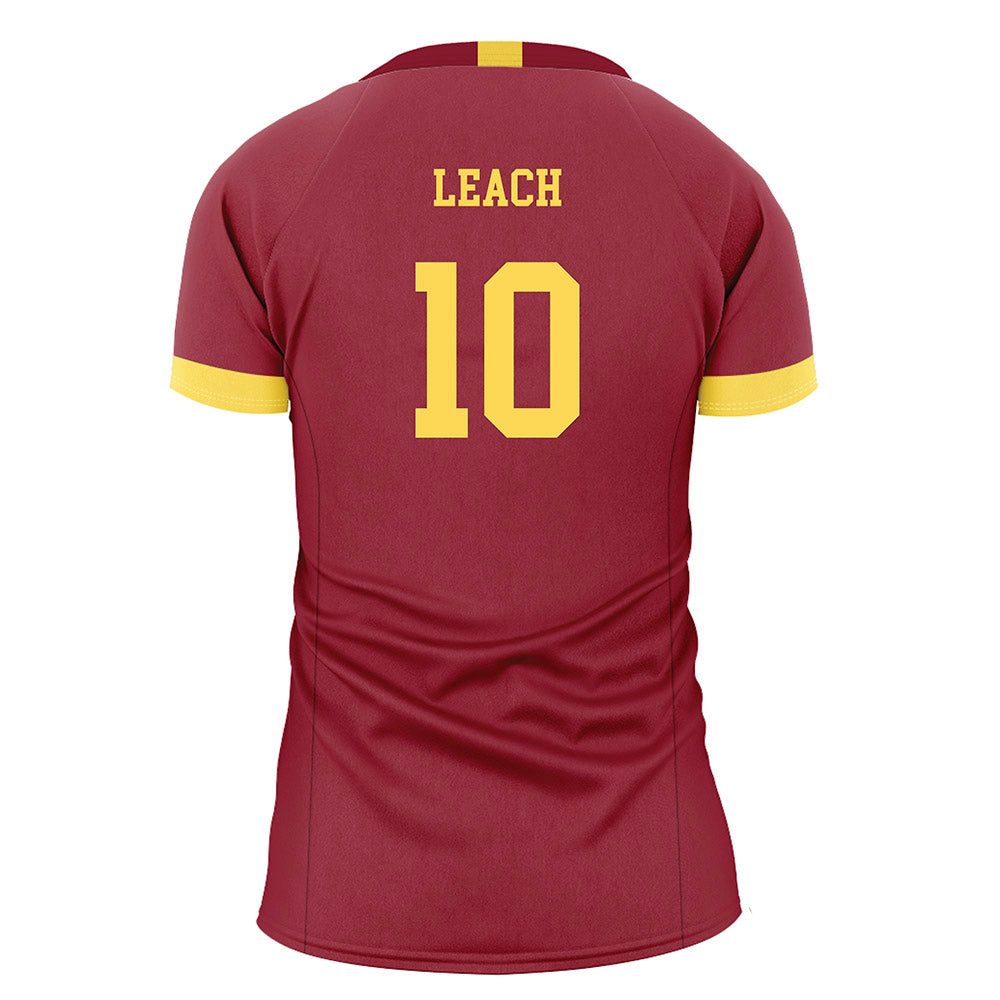 NSU - NCAA Women's Volleyball : Addie Leach - Maroon Volleyball Jersey-1
