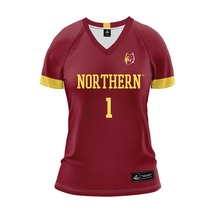 NSU - NCAA Women's Volleyball : Victoria Persha - Maroon Volleyball Jersey-0
