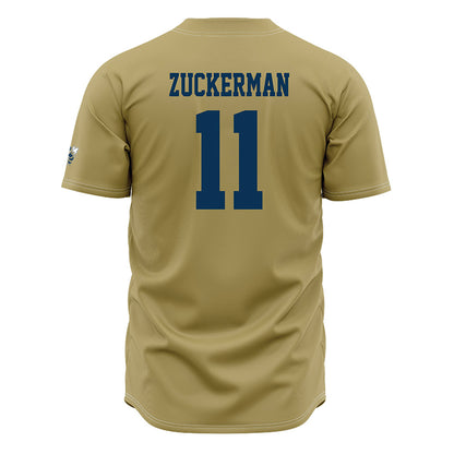 Georgia Tech - NCAA Baseball : Ryan Zuckerman - Gold Jersey-1