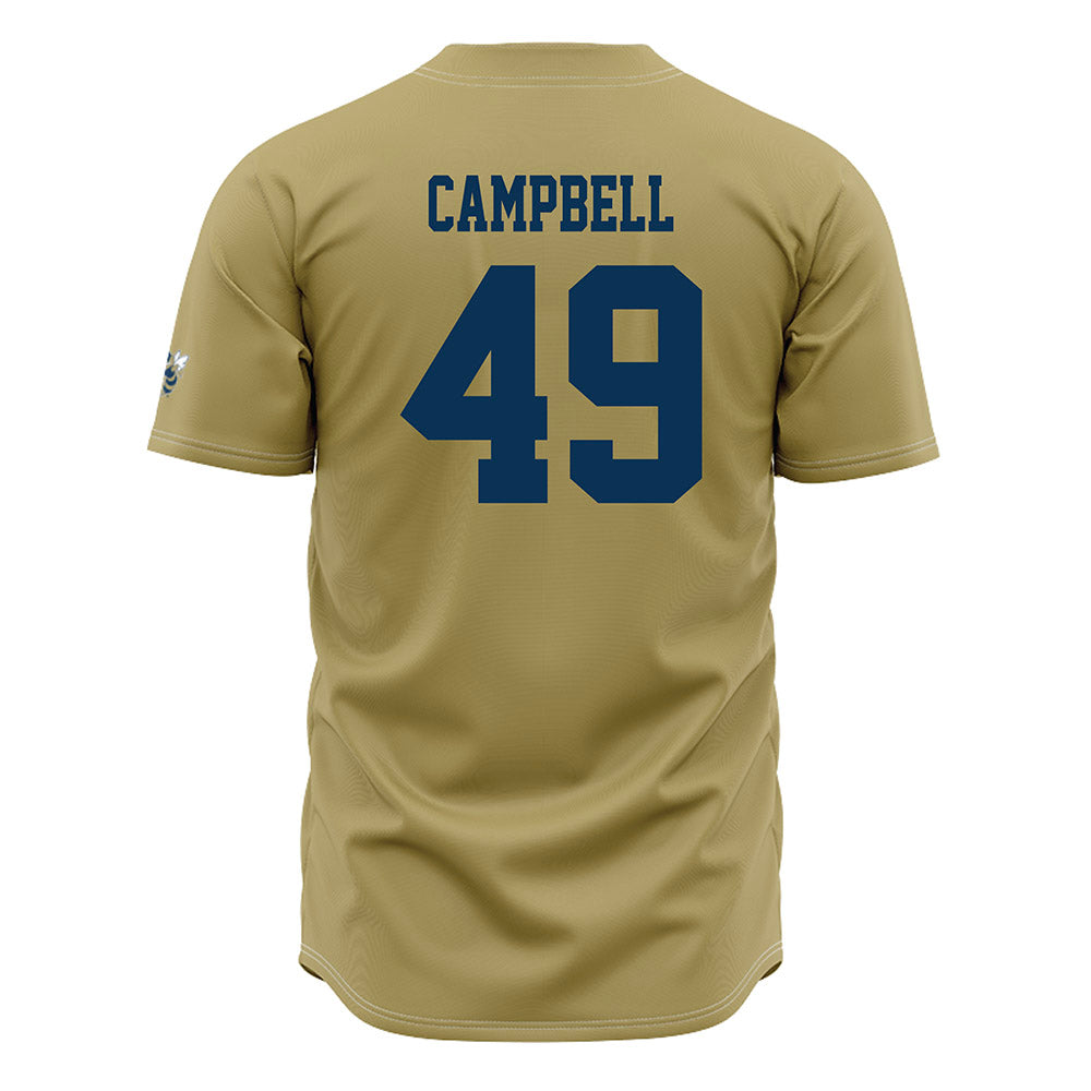Georgia Tech - NCAA Baseball : Kayden Campbell - Gold Jersey-1