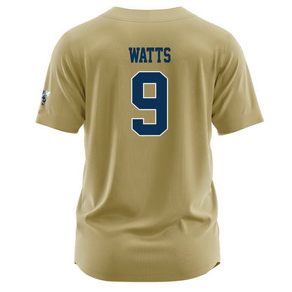 Georgia Tech - NCAA Softball : Sydnie Watts - Gold Jersey-1