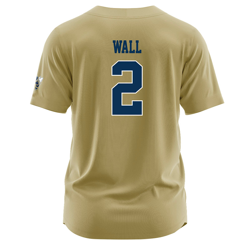 Georgia Tech - NCAA Softball : Raegan Wall - Gold Jersey-1