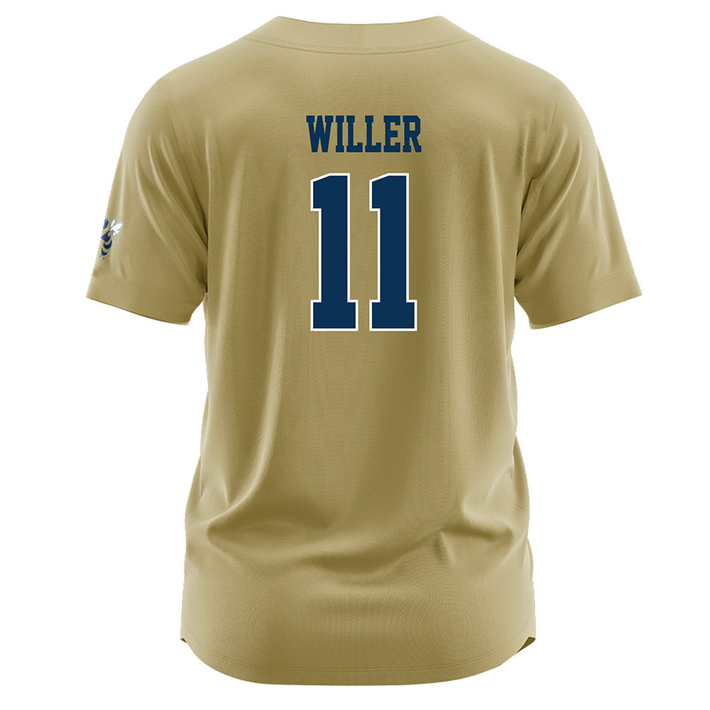 Georgia Tech - NCAA Softball : Alyssa Willer - Gold Jersey-1